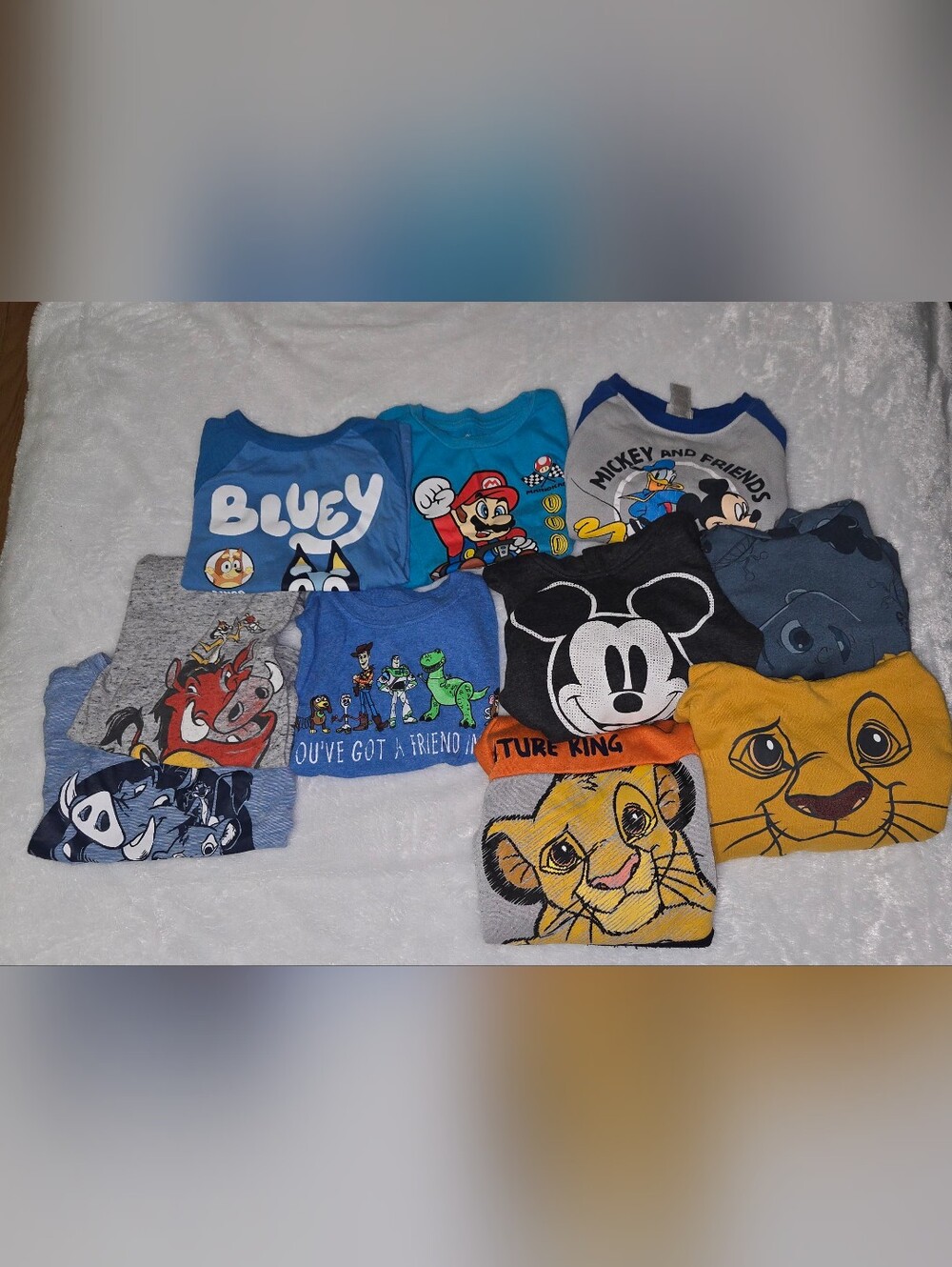 Toddler Character T-Shirt & Sweatshirt Bundle